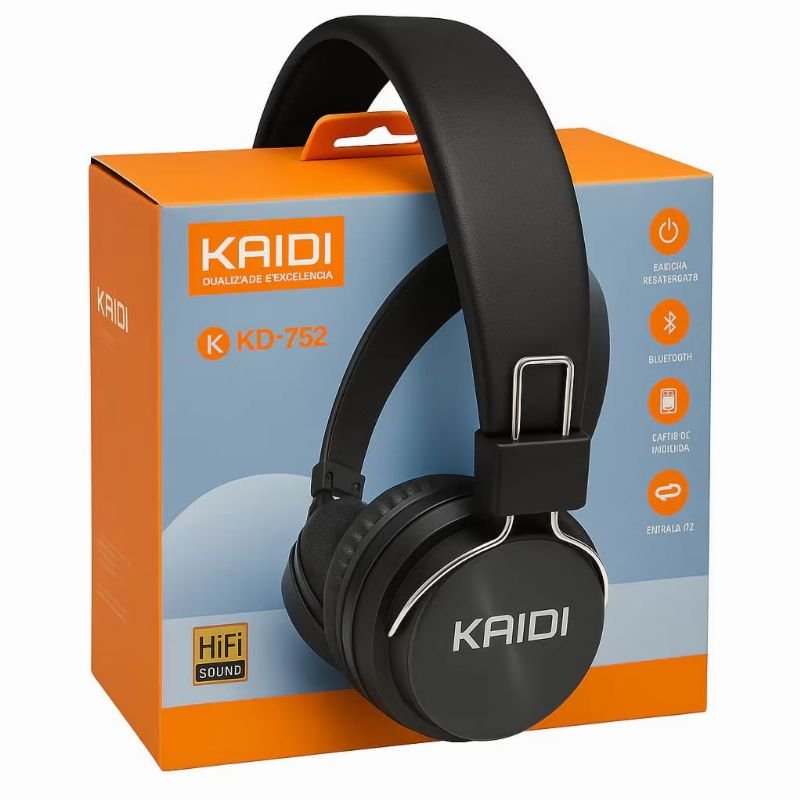 Fone de Ouvido Bluetooth Kaidi KD-752